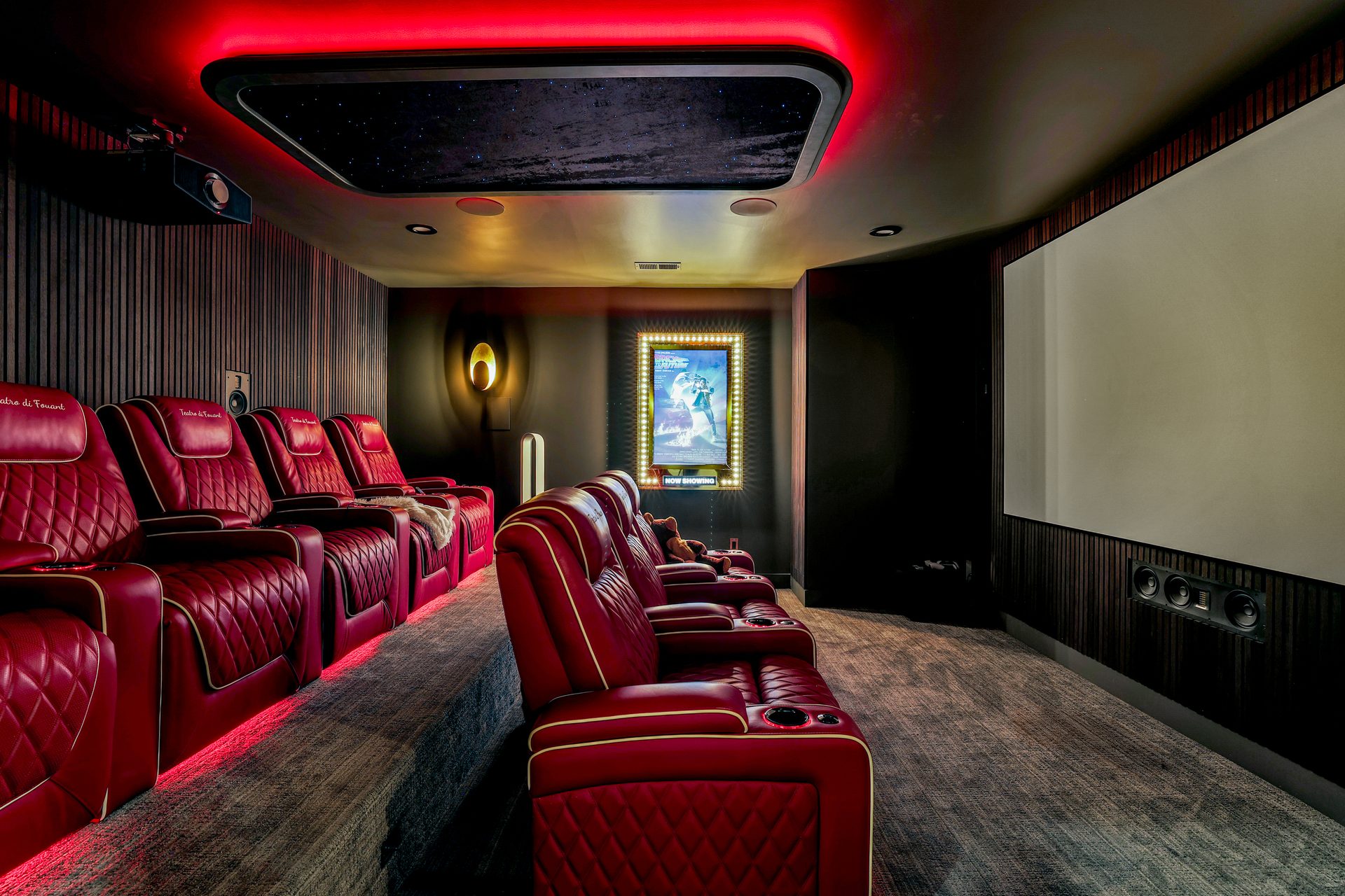 Virginia Dogwood Pl. — Full Basement Remodel — Media Room, Wet Bar & Wine Cellar